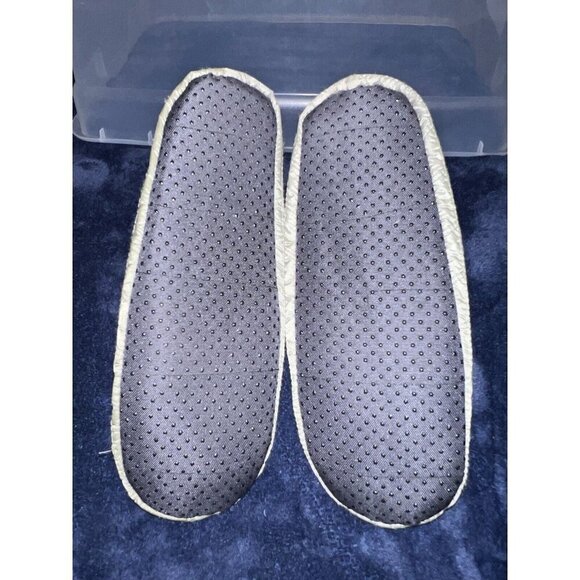 LL BEAN Quilted Bootie Slippers Pull On Mens Sz XL/ 12-13 - Picture 10 of 13